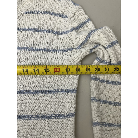 Coastal Nautical Minimalist Preppy Stripe Sweater XS Capsule Luxury Parisian Y2K - Picture 10 of 11